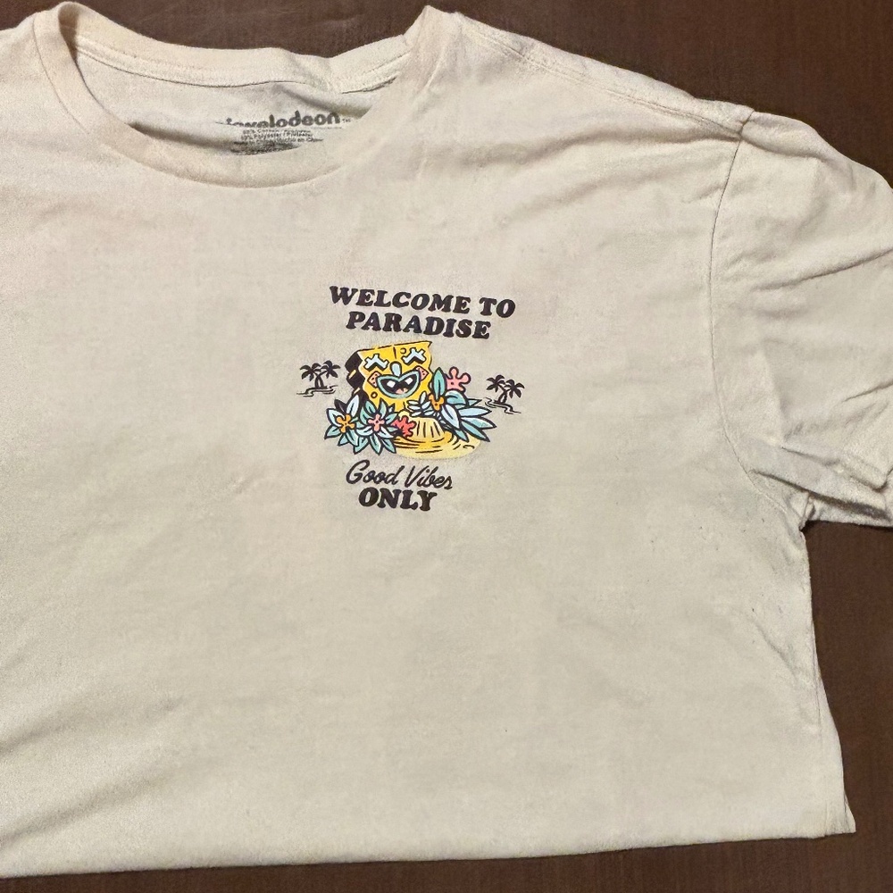 Nickelodeon SpongeBob Welcome to Paradise Graphic T-Shirt